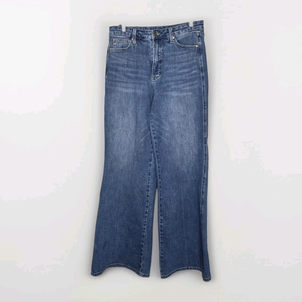 Judy Blue High Waist Retro Wide Leg Jeans Medium Wash Size 13/31